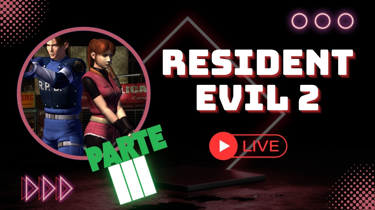 RETROGAMING PS1| RE 2  EN VIVO🔴 GAMEPLAY #retrogaming #re2 #envivo #capcom #live