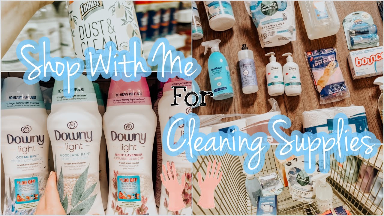 *NO BUDGET* Cleaning Supplies Shop With Me & HAUL | Calista Nystrom