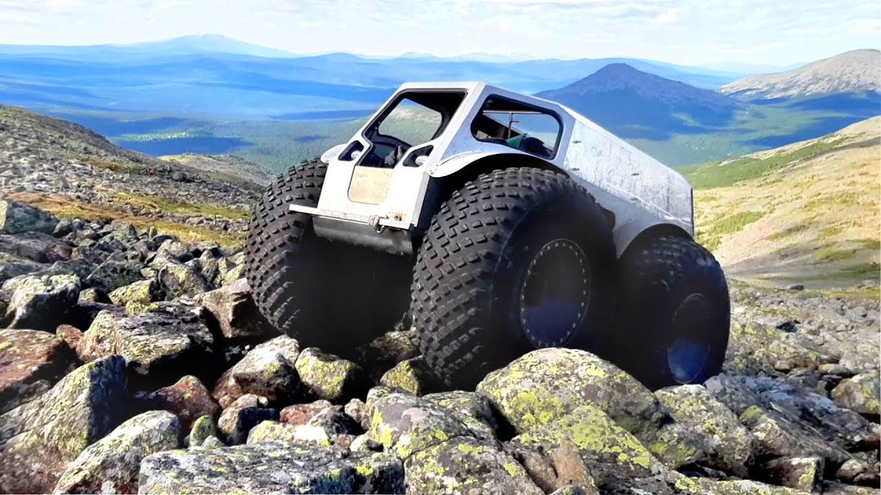 ATV on Top of the Mountain Konzhak / Off-Road Trip