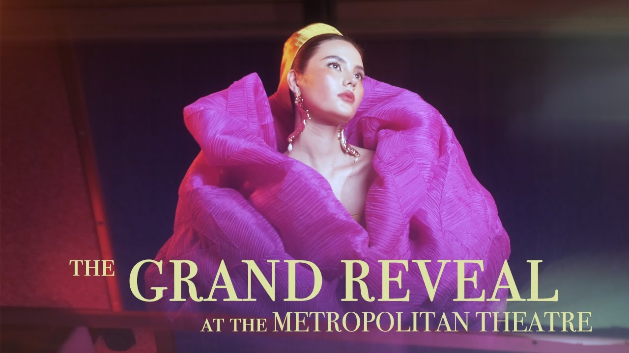 The GRAND REVEAL at the Philippine Metropolitan Theatre | Catriona Gray