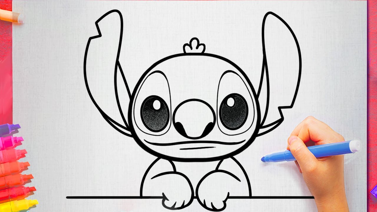 come disegnare stitch tutorial
