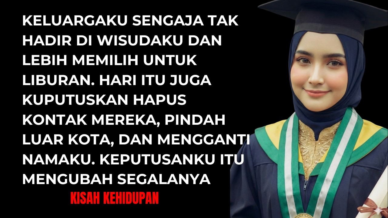 DIHARI WISUDA KELUARGAKU SENGAJA TAK HADIR DAN JUSTRU BERLIBUR BERSAMA - KUBUAT MEREKA MENYESAL SAAT