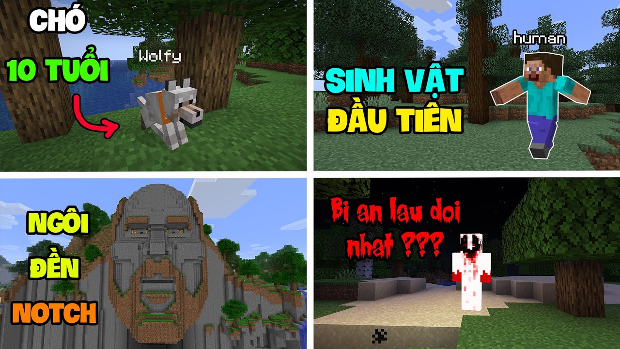 10 Thứ L&Acirc;U ĐỜI v&agrave; CỔ XƯA NHẤT Từng Tồn Tại Trong Minecraft - Ch&uacute; Ch&oacute; 10 Tuổi