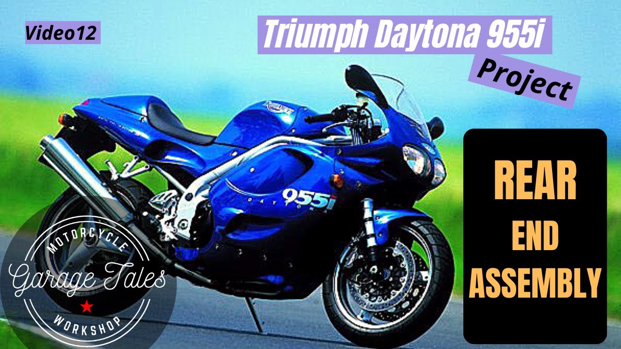 Triumph Daytona 955i видео 12 — Сборка задней подвески