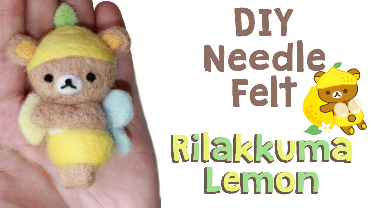 Needle Felting Rilakkuma | Collab with TheHollycopter