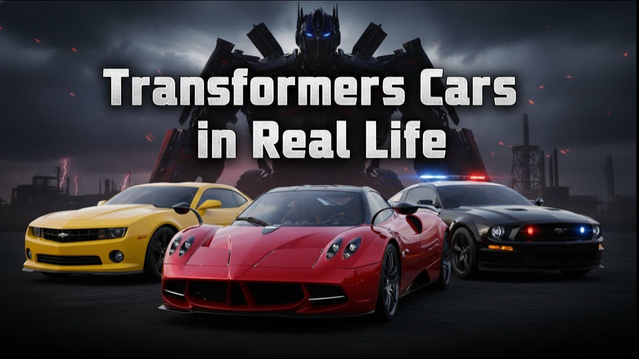 The most iconic Transformers cars ever seen in the movies 🔥