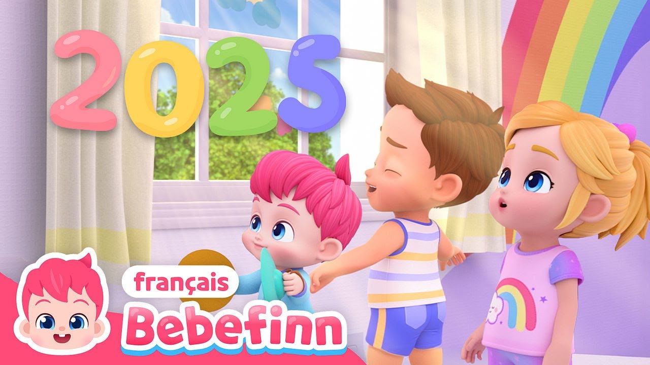 Le Nouvel An 2025 est Arriv&eacute; ! | +Comptines | Bebefinn fran&ccedil;ais👶Chansons pour Enfants