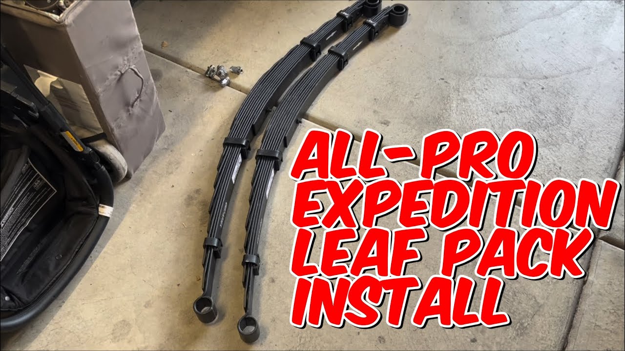 Toyota Tacoma Leaf Spring Upgrade – All-Pro Off-Road Install Guide