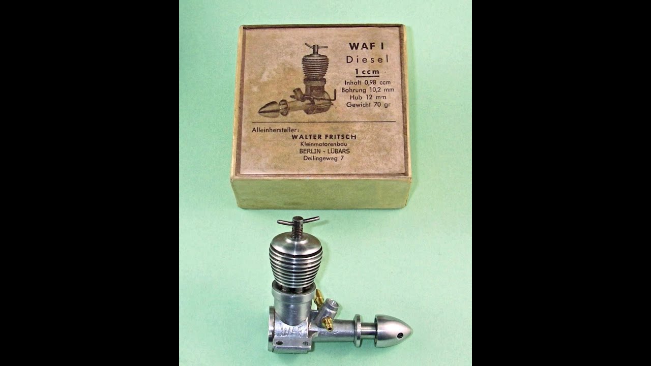WAF 1 model diesel engine ,1953