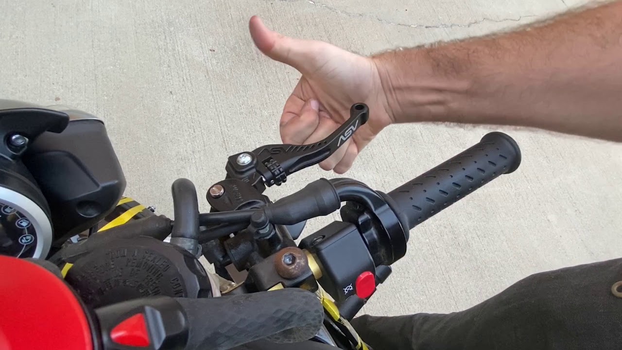 ASV Levers Install on 2015 Triumph Street Triple R