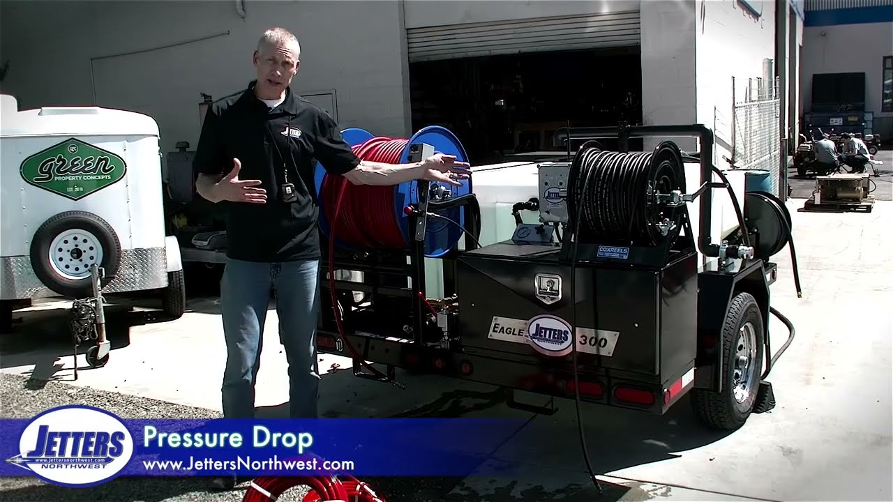 JETTER-HOSE PRESSURE-DROP COMPARISON - 