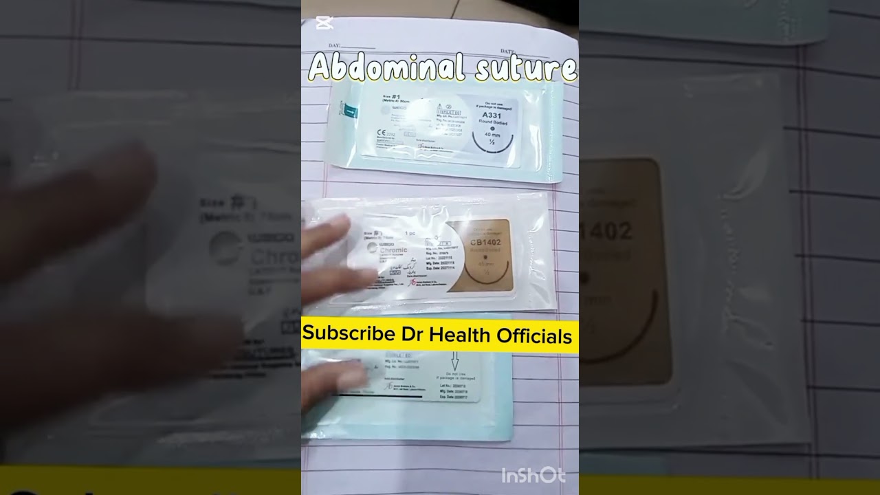 Types of Sutures Used in Abdominal Surgery | Medical 