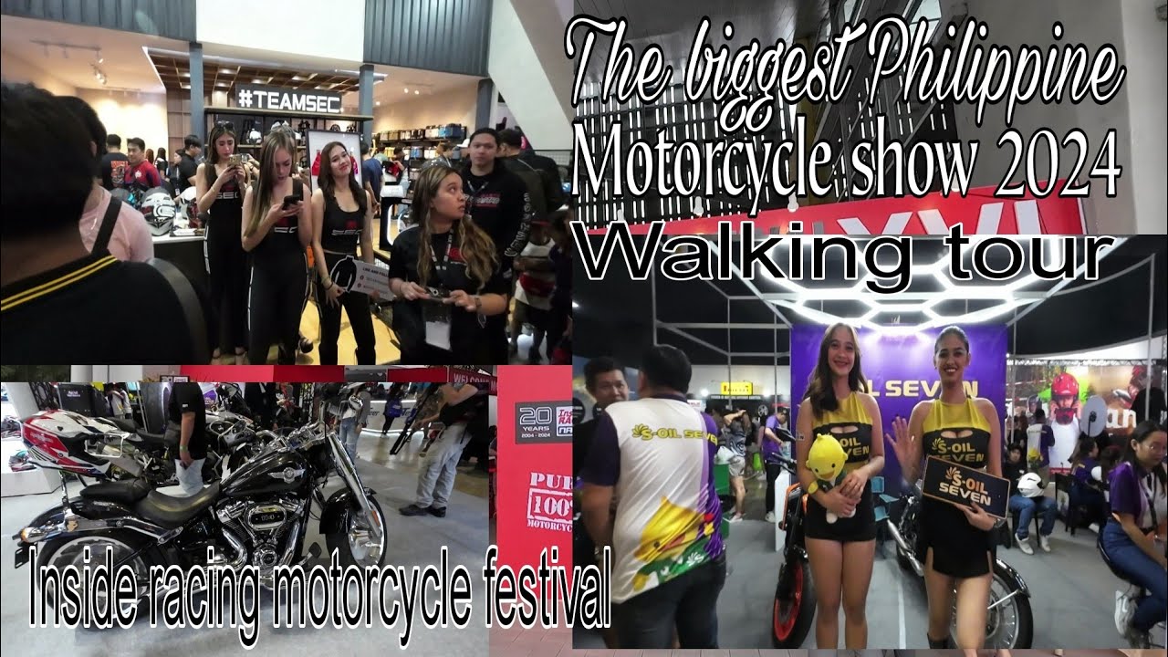 The Biggest Philippine Motorcycle Show walking tour: 2024 inside racing bike festival