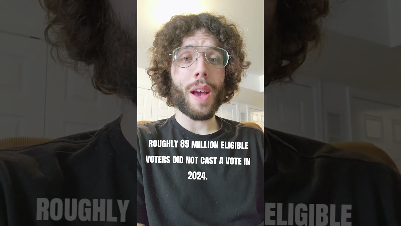 In the 2024 elections - 89 million eligible voters did not cast a vote.