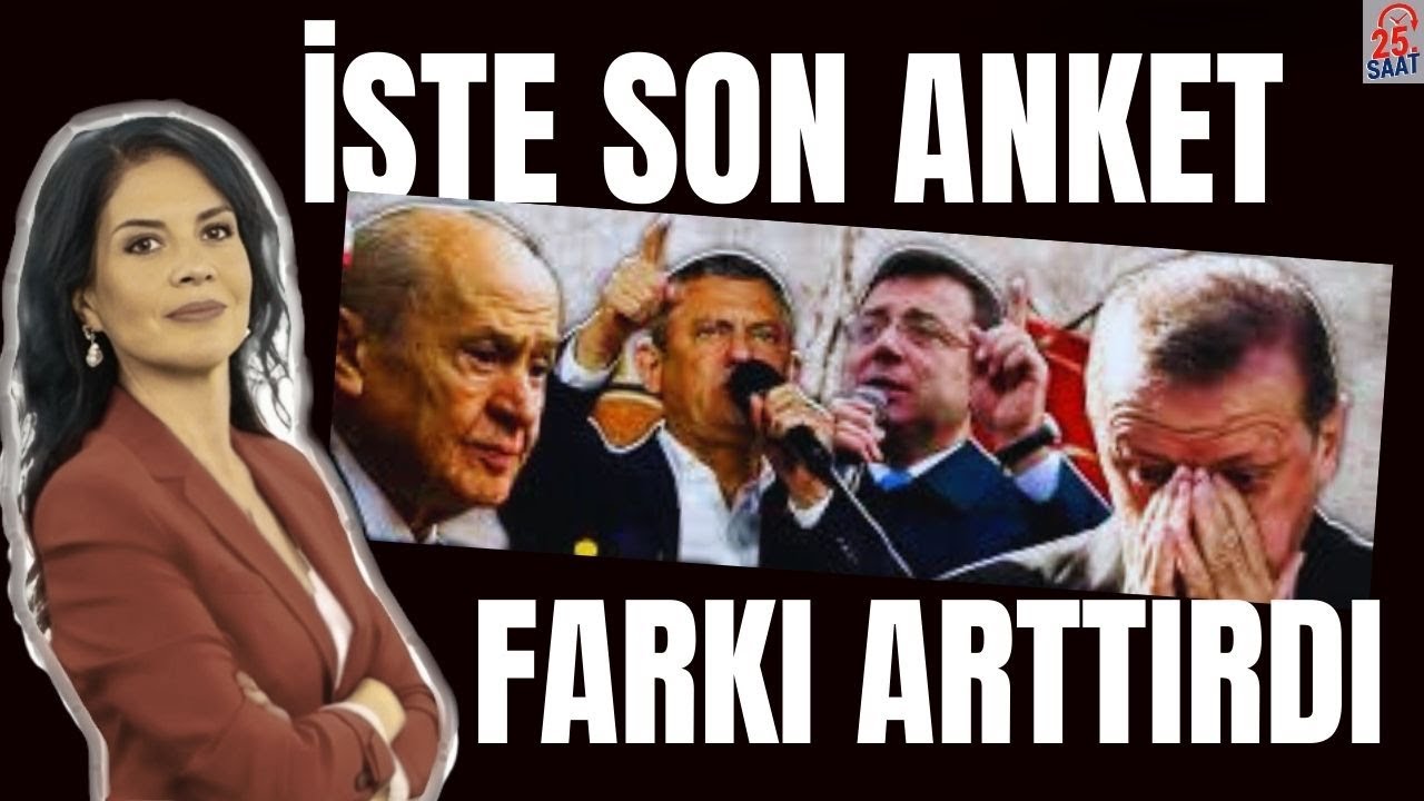 İŞTE SON ANKET KİM DÜŞTÜ KİM ÇIKTI #anket #chp #akp #mhip #erdoğan #özgürözel #laleözanarslan
