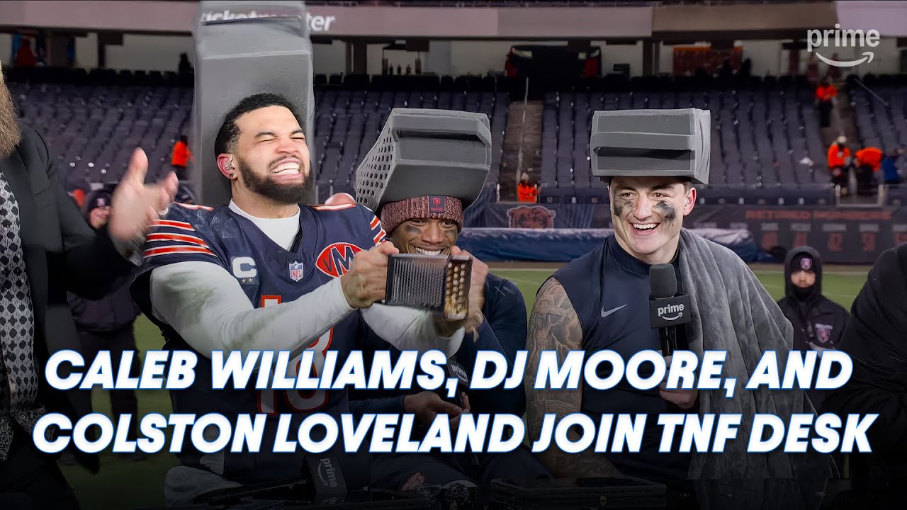 Caleb Williams, DJ Moore & Colston Loveland React to Bears’ Comeback Win vs. Packers | NFL on Prime