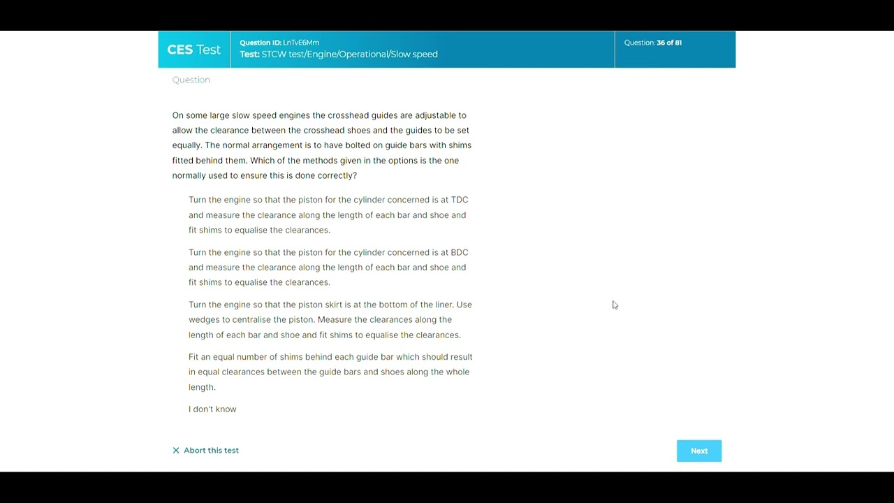 CES Test Engine - Operational - Slow speed - 93% score