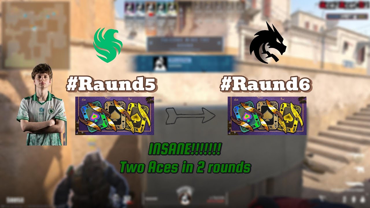 Team Falcons vs Team Spirit. 2 Aces in 2 round kyousuke  is the GOAT of CS2 11/14/25