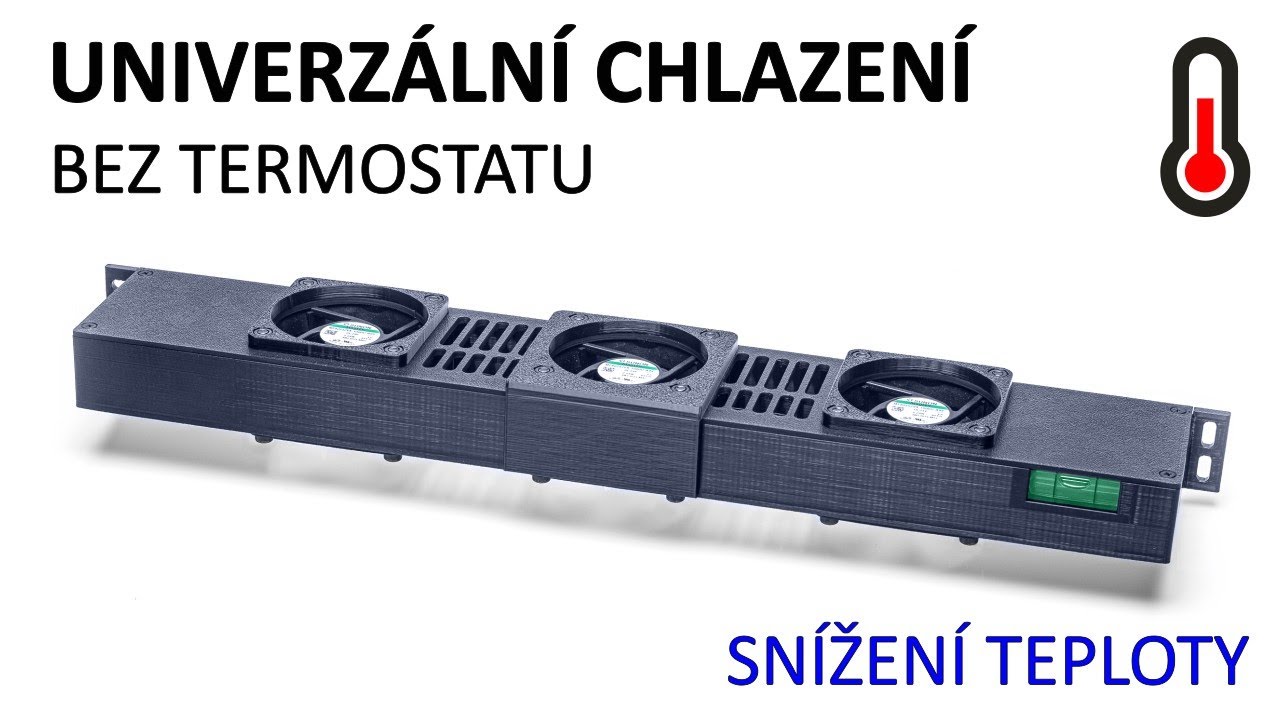 Univerzální aktivní chlazení pro střídače FVE - snížení teploty, jednoduchá montáž