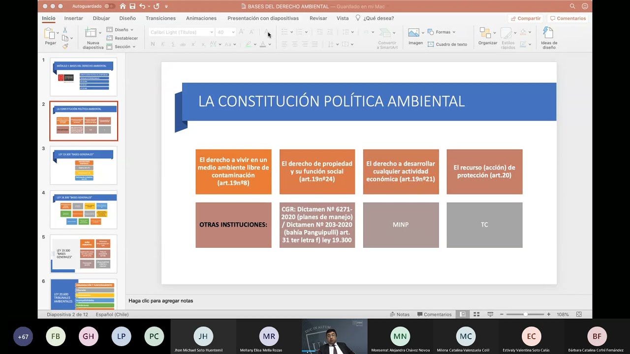 Curso de Actualización en Derecho Ambiental :  Módulo I Bases del Derecho Ambiental