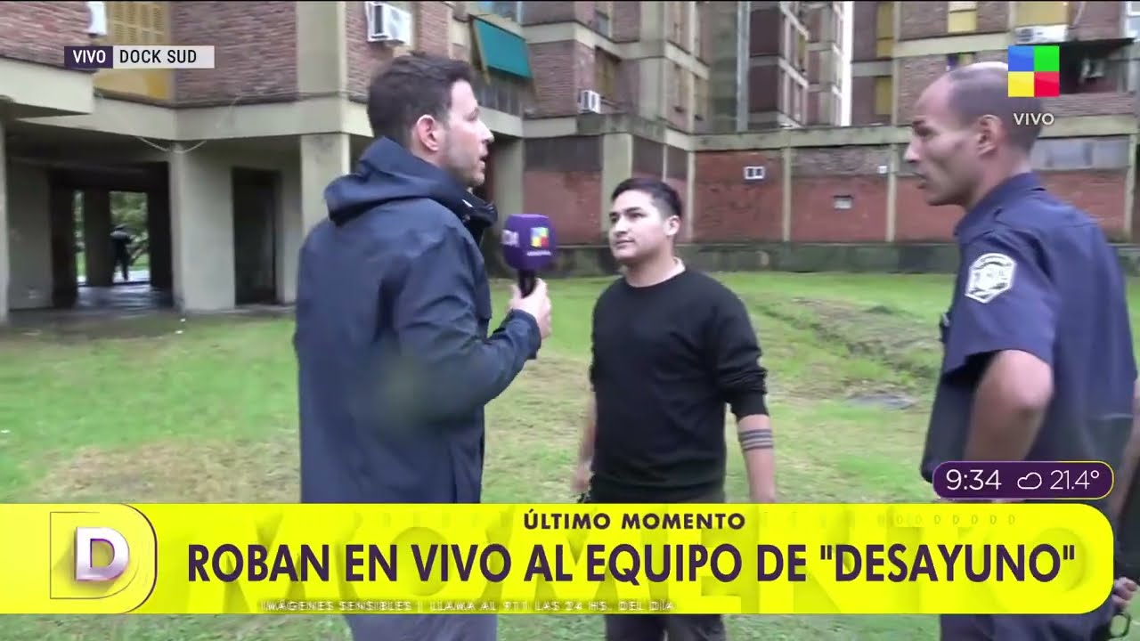 🔴 INSEGURIDAD EN VIVO: ROBO A DIEGO LEWEN Y EL EQUIPO DE 