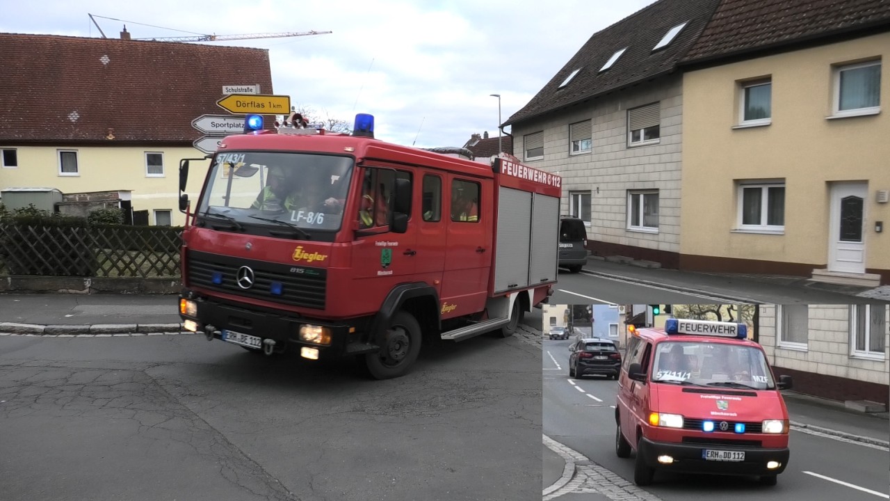 [Swissphone Quattro XLS+ mit E57 Sirenenalarm] RTK6 mit Hornwechseln | Einsatzübung FFW Münchaurach