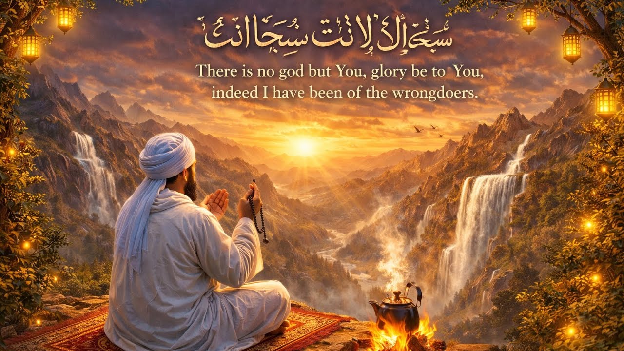 Beautiful Islamic Dhikr in the Mountains | La Ilaha Illa Anta Subhanaka