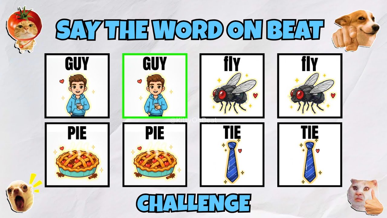 Say The Word On Beat | SPEED CHALLENGE | Fast Rhythm Test | LEVEL 1-3
