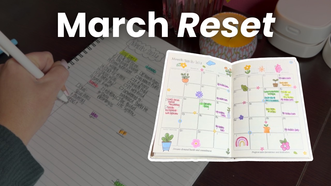 Reset Your Life for March | Calm Planning Routine That Actually Works