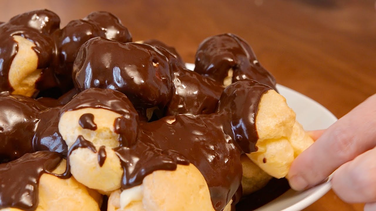 You can't stop eating this dessert❗️The perfect profiteroles recipe.