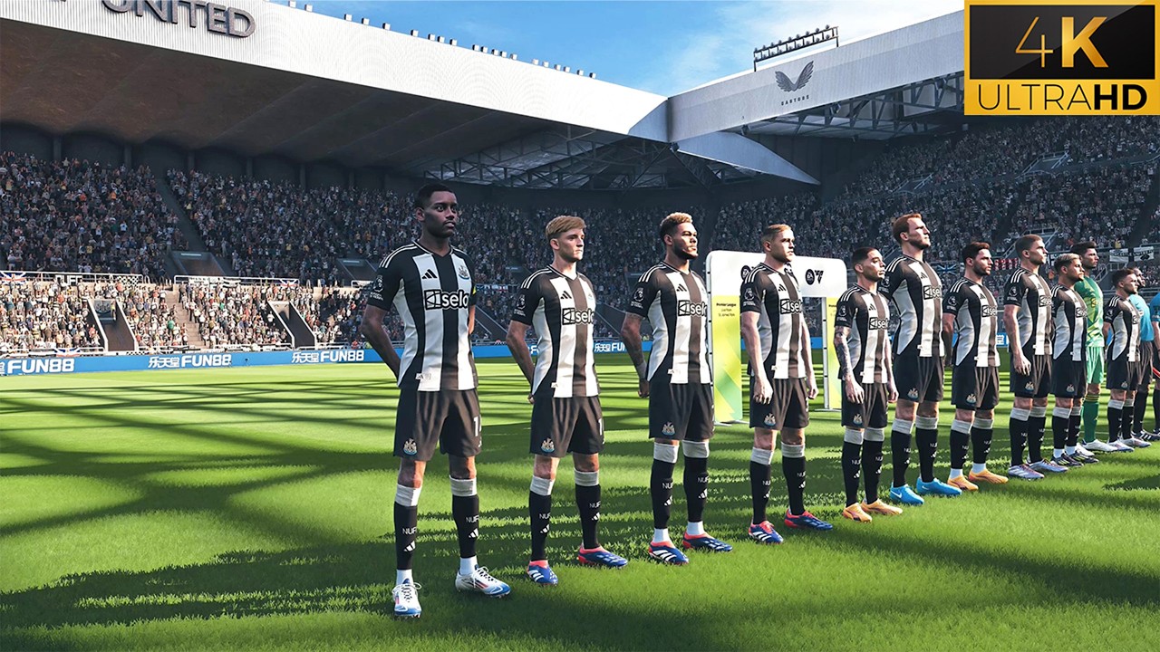 4K | PES 2024 Ultra Realism Graphics & Sound Mod | Newcastle United vs Spurs | Premier League Update