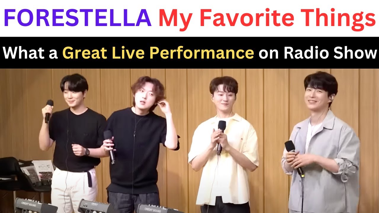 FORESTELLA My Favorite Things (in the Sound of Music). What a Great Live Performance on Radio Show.