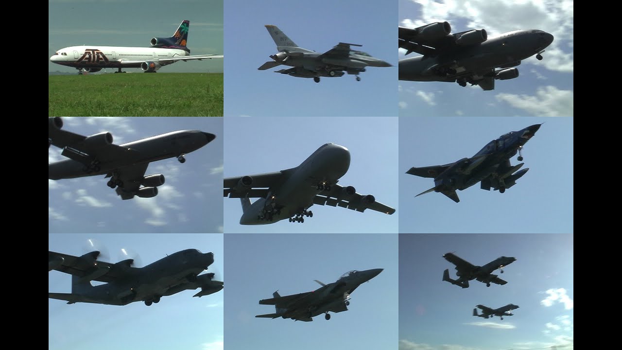 04/08/20 横田基地日米友好祭2004前日 外来機フライイン Various Aircraft Fly-in at Yokota AB for Friendship Festival