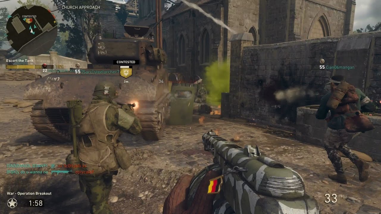 Call of Duty WW2: War Gameplay (No Commentary)