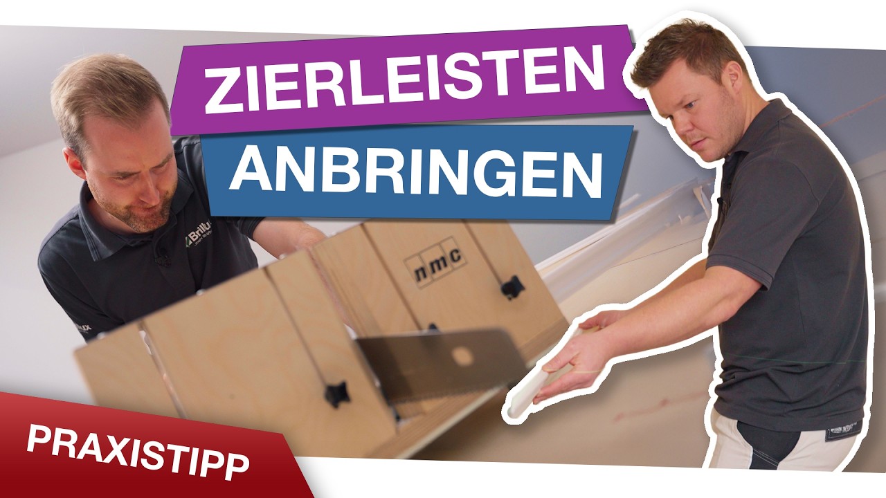 Zierleisten anbringen: Den Flur gestalten im Goldenen Schnitt | Brillux Praxistipp