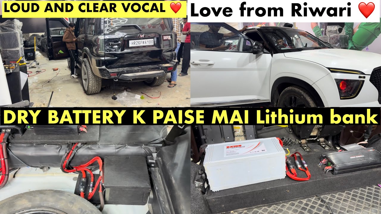 Small size lithium bank perfect replacement of dry battery ! Under 2000 rms setup supported !