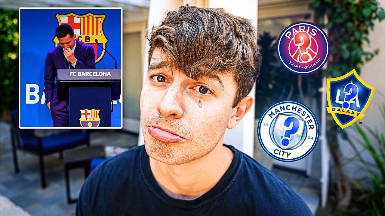 MY REACTION OF MESSI LEAVING BARCELONA!