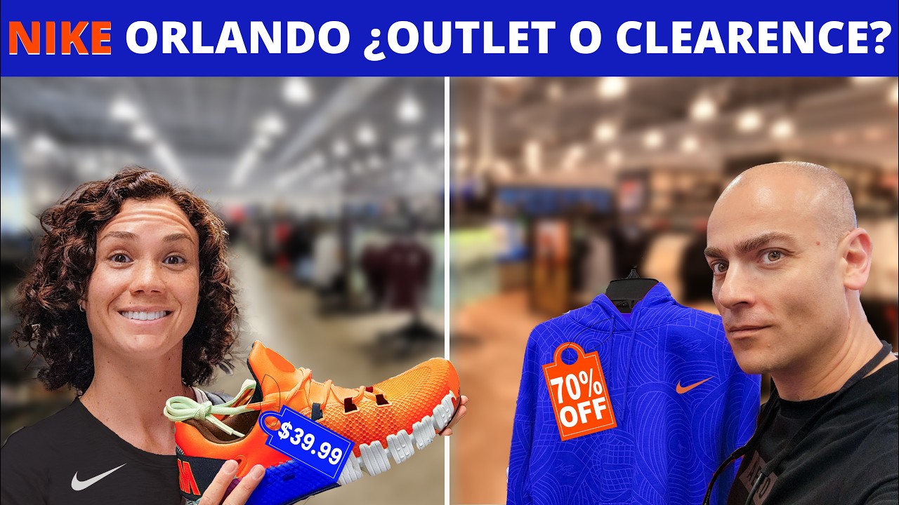 Dónde omprar NIKE en Orlando ¿Outlet Factory o Clearance Store? (Evita este Error)