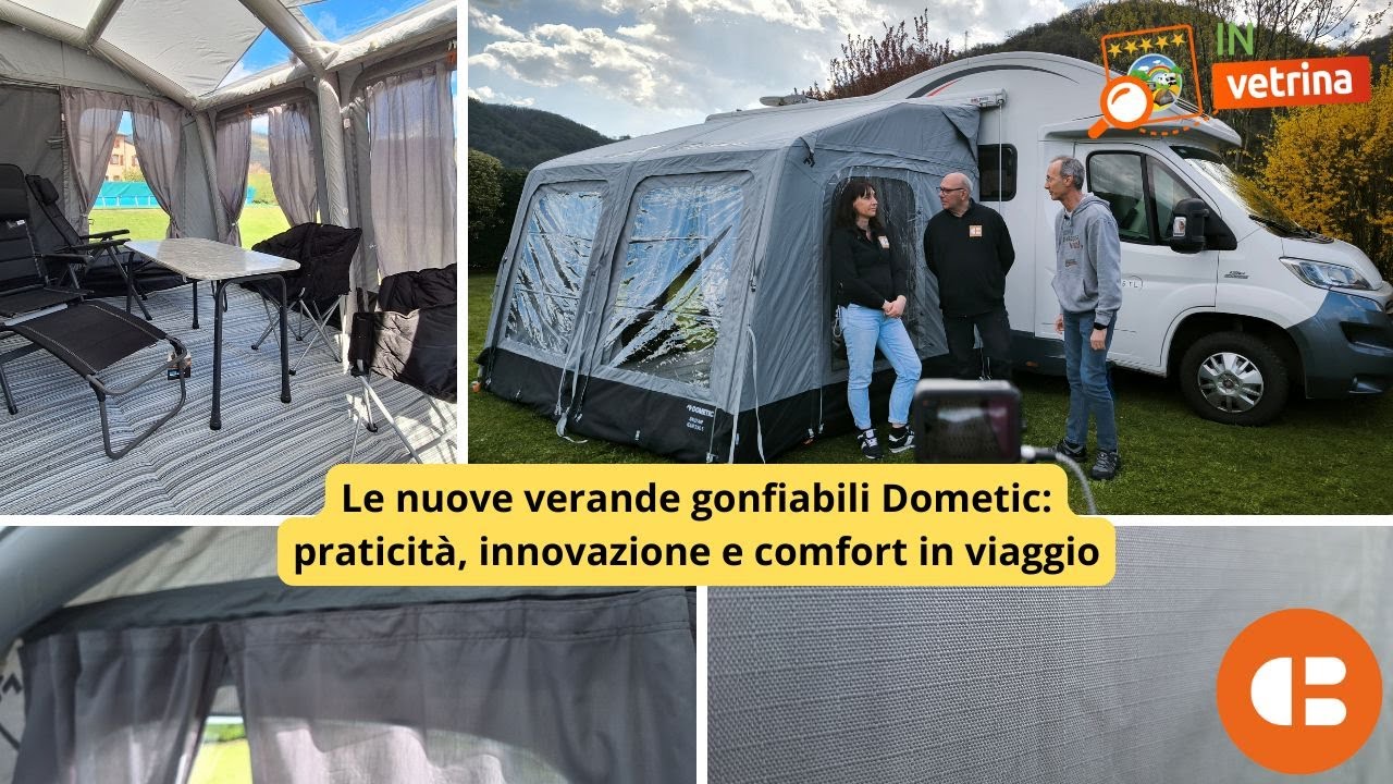 Le nuove verande gonfiabili Dometic: praticità, innovazione e comfort in viaggio - CamperBadia