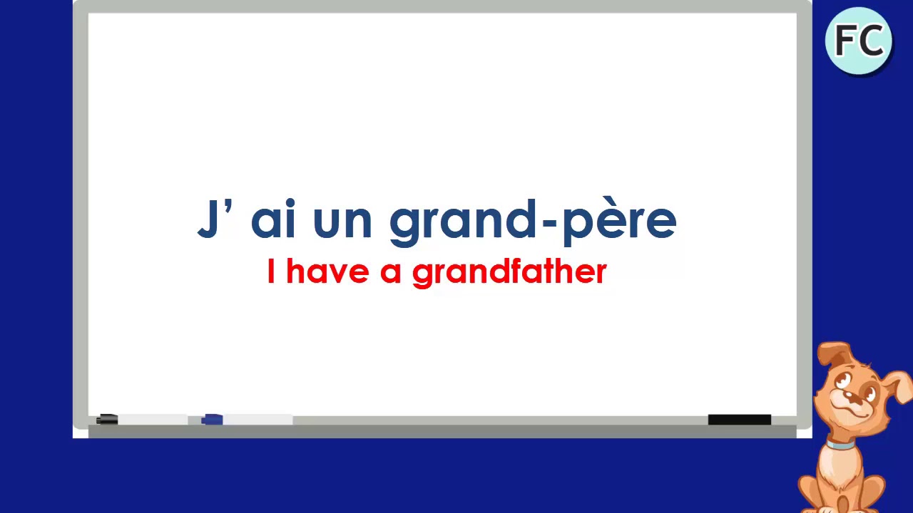 Le Verbe Avoir au Présent - To Have Present Tense - French Conjugation