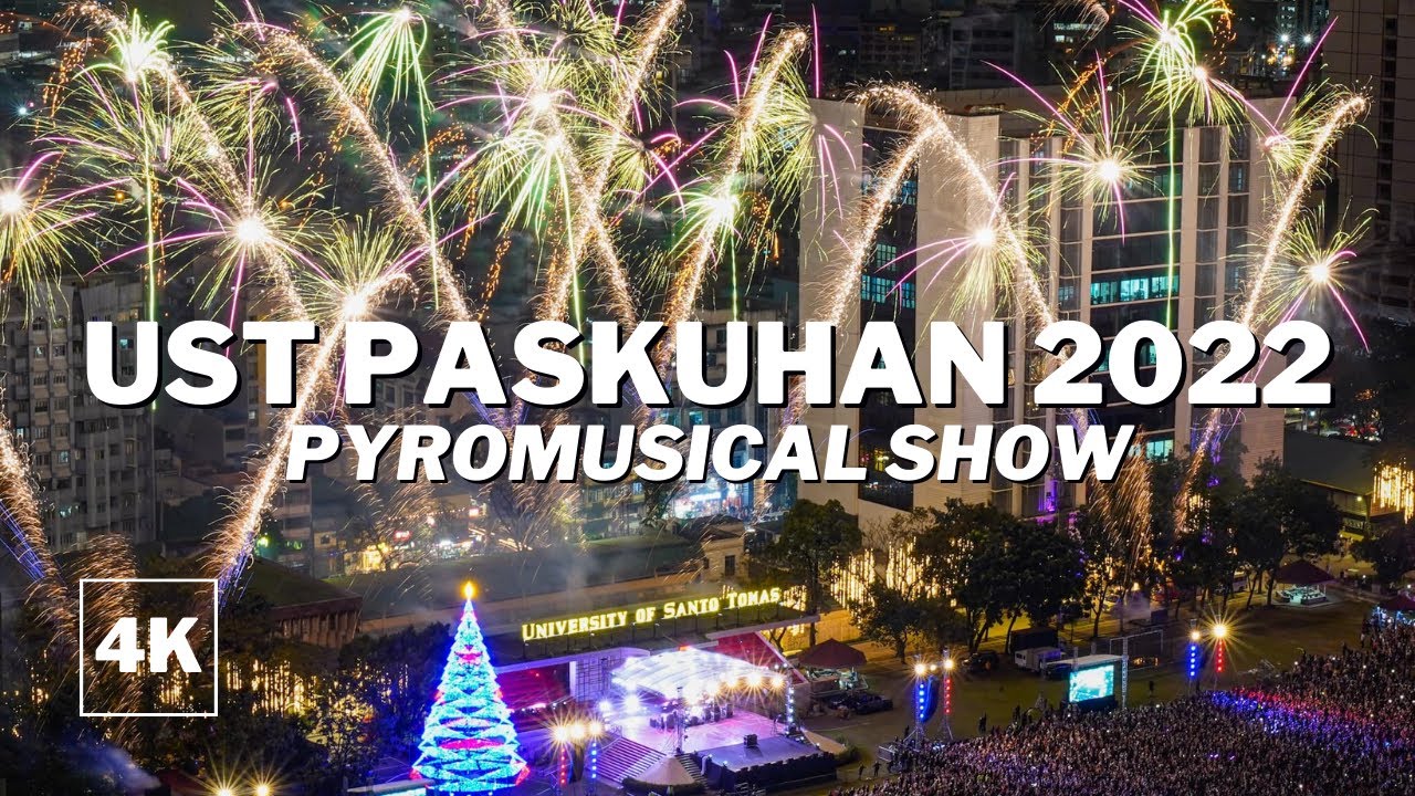 IT'S BACK! UST Paskuhan 2022 Pyromusical Show | University of Santo Tomas | 4K Binaural Audio