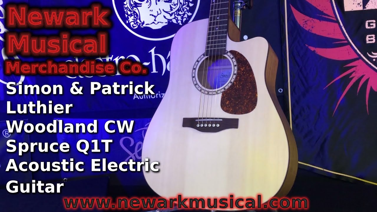 Simon & Patrick Luthier Woodland CW Spruce Q1T Acoustic Electric Guitar