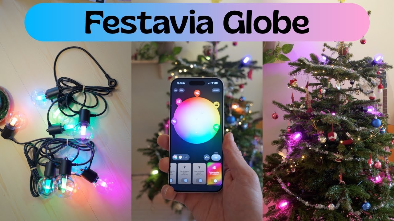 Festavia Globe fra Philips Hue 🌈 Hurtig opsætning og juletest 🤶