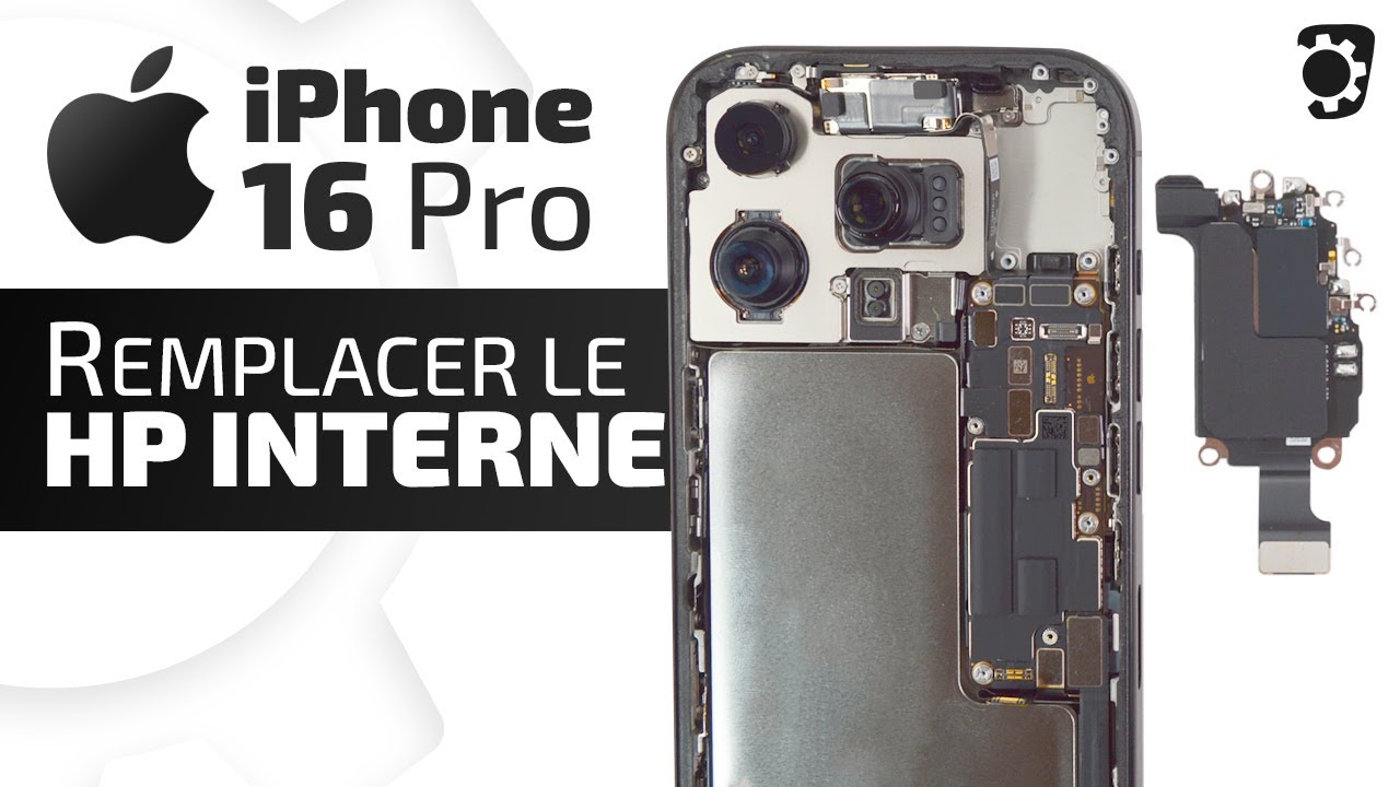 Mon iPhone 16 Pro grésille, je remplace le haut-parleur interne ! | Brico-phone