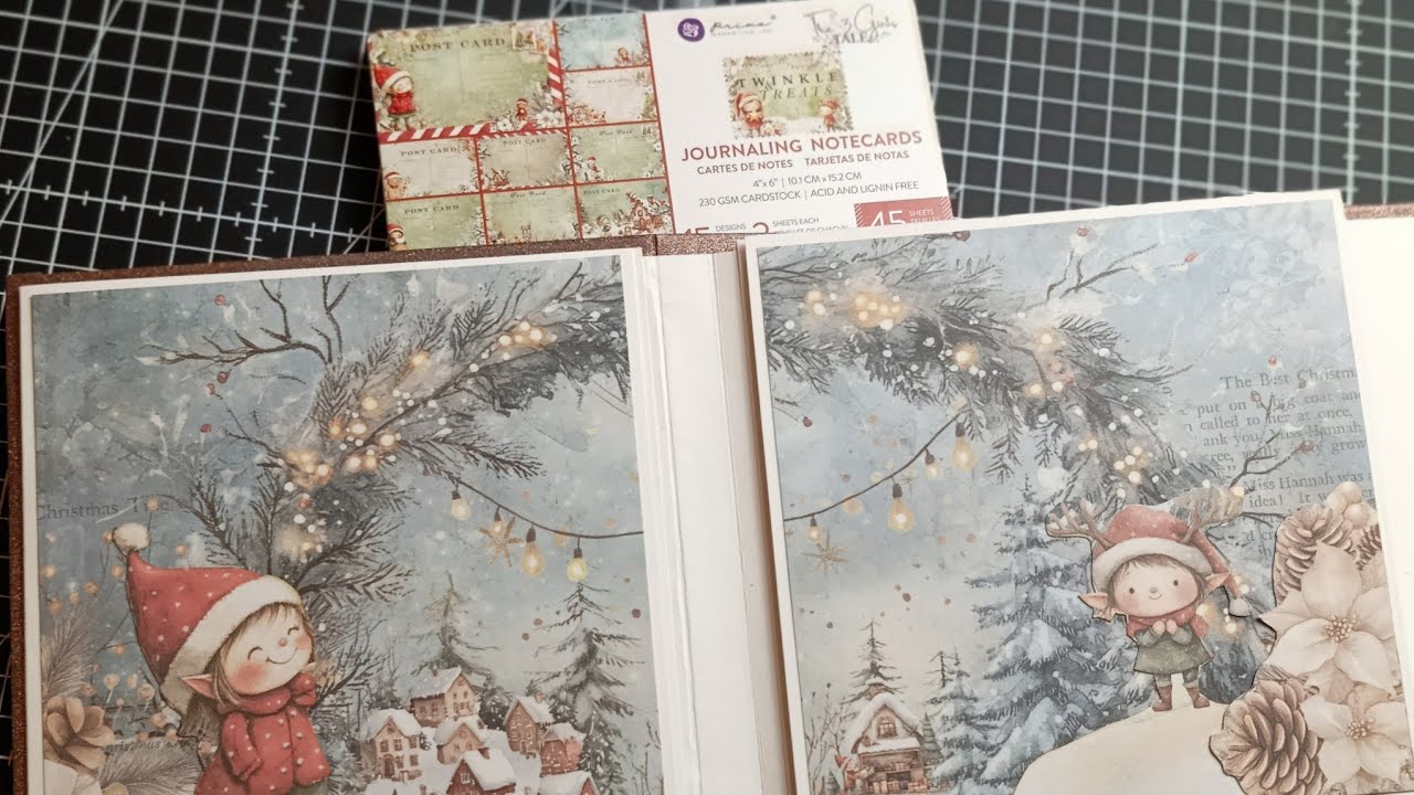 Wir basteln ein Weihnachtsalbum☃️❄️🥰*Prima Marketing Twinkle Treats Teil 2