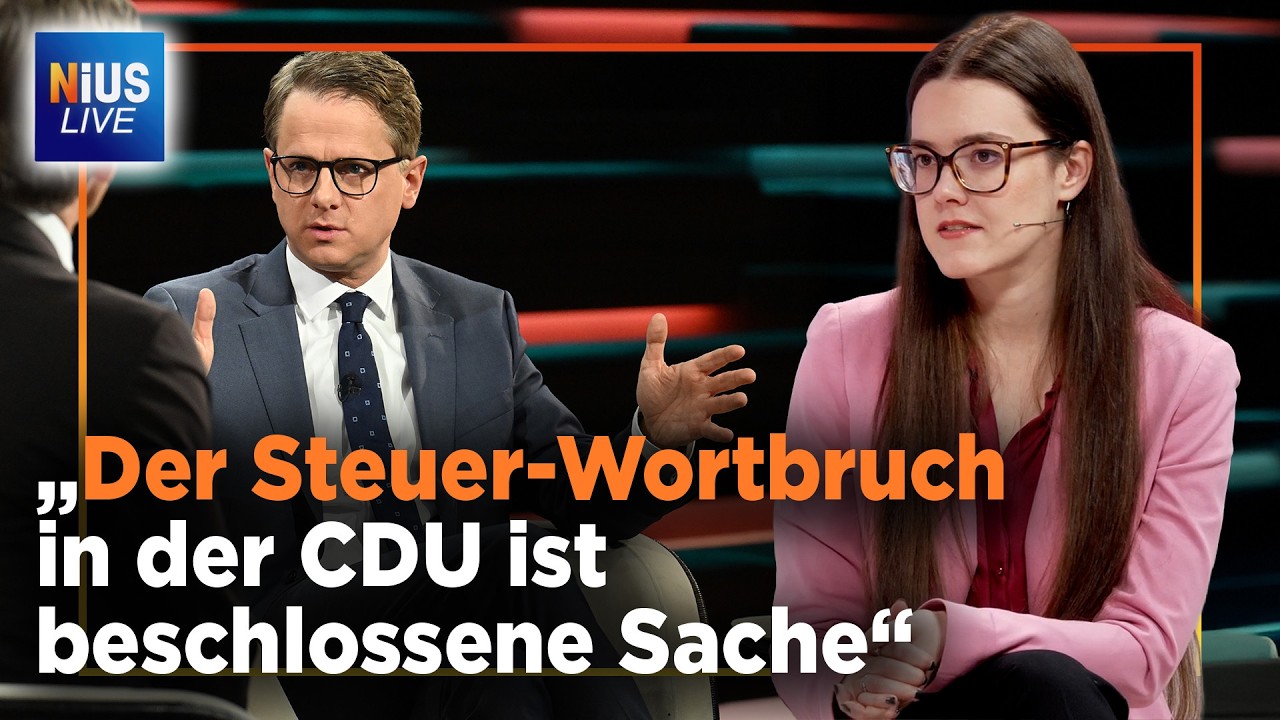 CDU: Keine Steuererhöhungen? Carsten Linnemann windet sich bei Lanz! | NIUS Live vom 27.02.2026