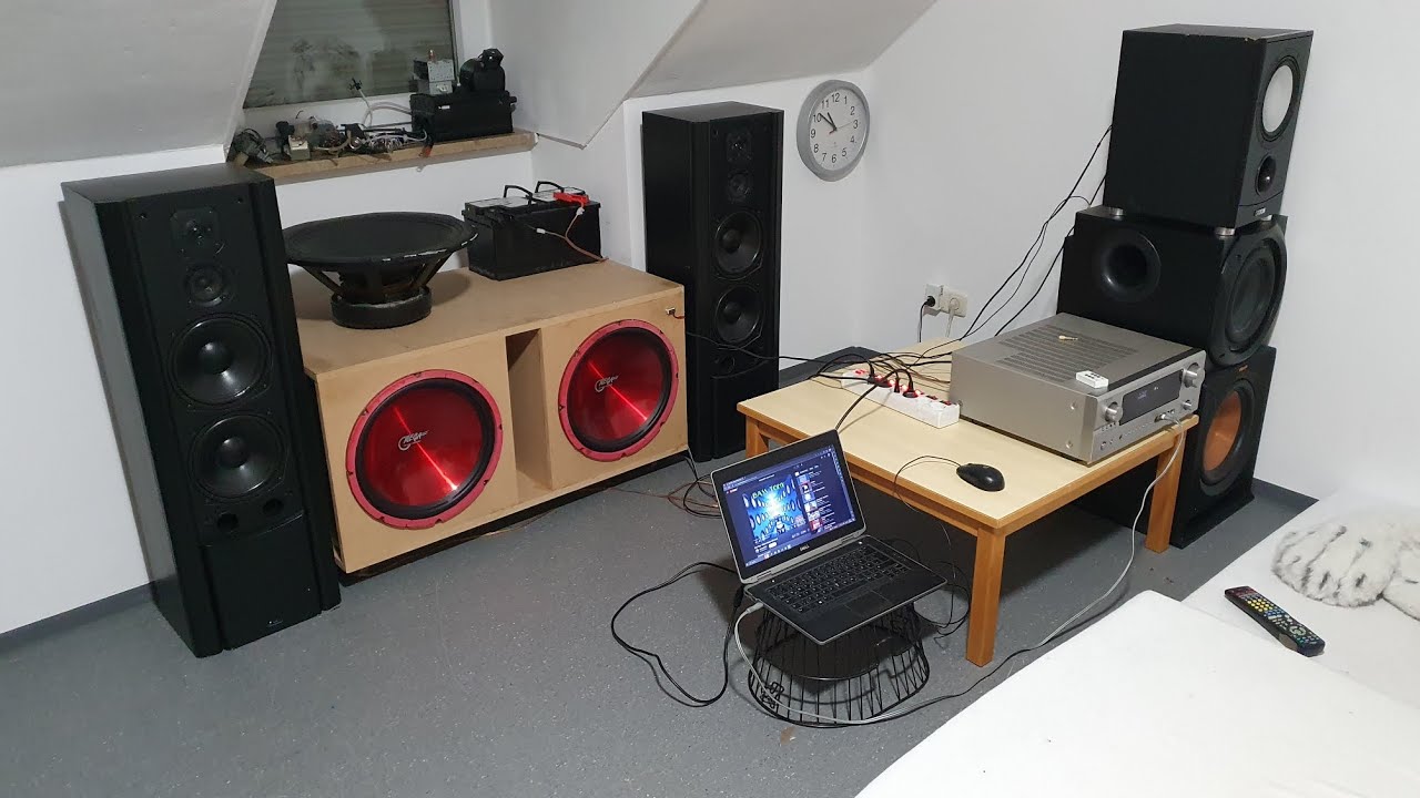 Meine komplette anlage vorgeführt + inklusive Bass Test.