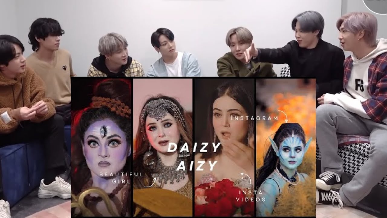 BTS REACTION Daizy Aizy new Instagram reels