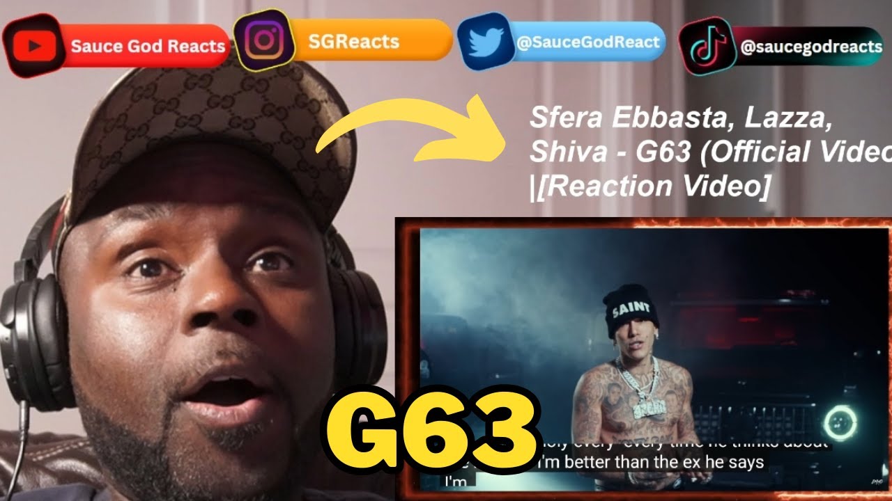 Sfera Ebbasta, Lazza, Shiva - G63 (Official Video) | REACTION