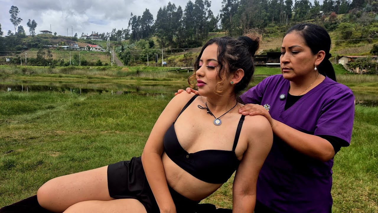 ASMR, Masaje relajante para el estrés con Maritza Pangol y Mika 